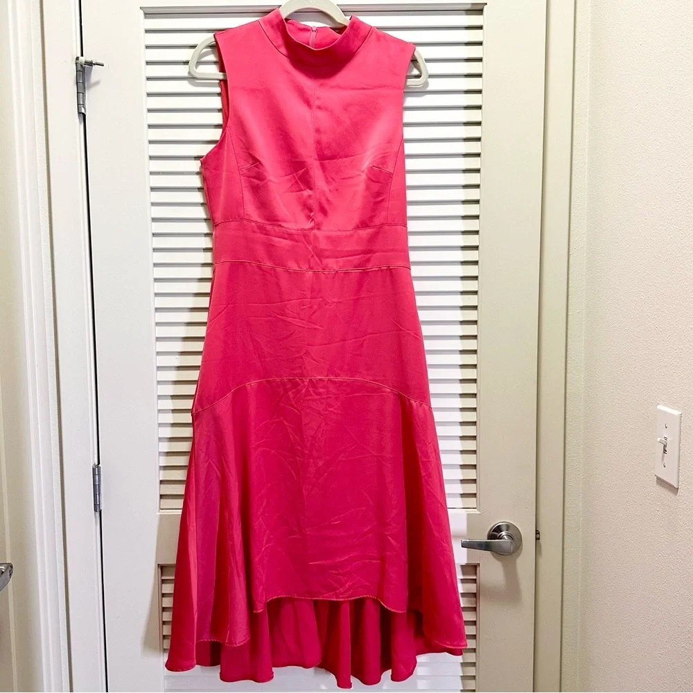 Karen Millen Soft Tailored High Low Midi Dress - Picture 5 of 6